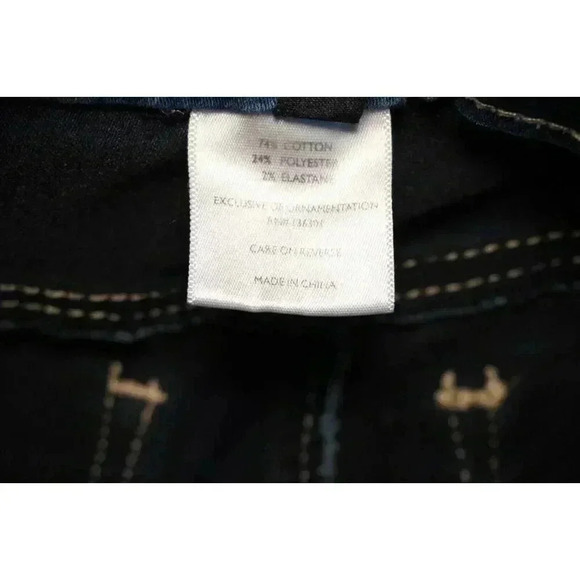 Vintage Baby Phat Y2K Single Stitch Pleated jeans Size 5 . Rhinestone Girlie - Picture 10 of 12